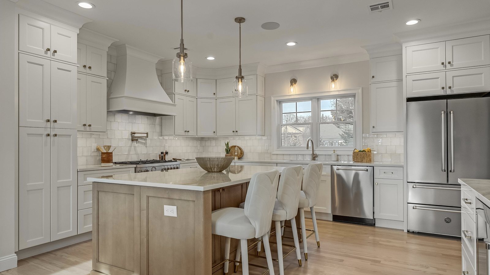 Delivered kitchen full width