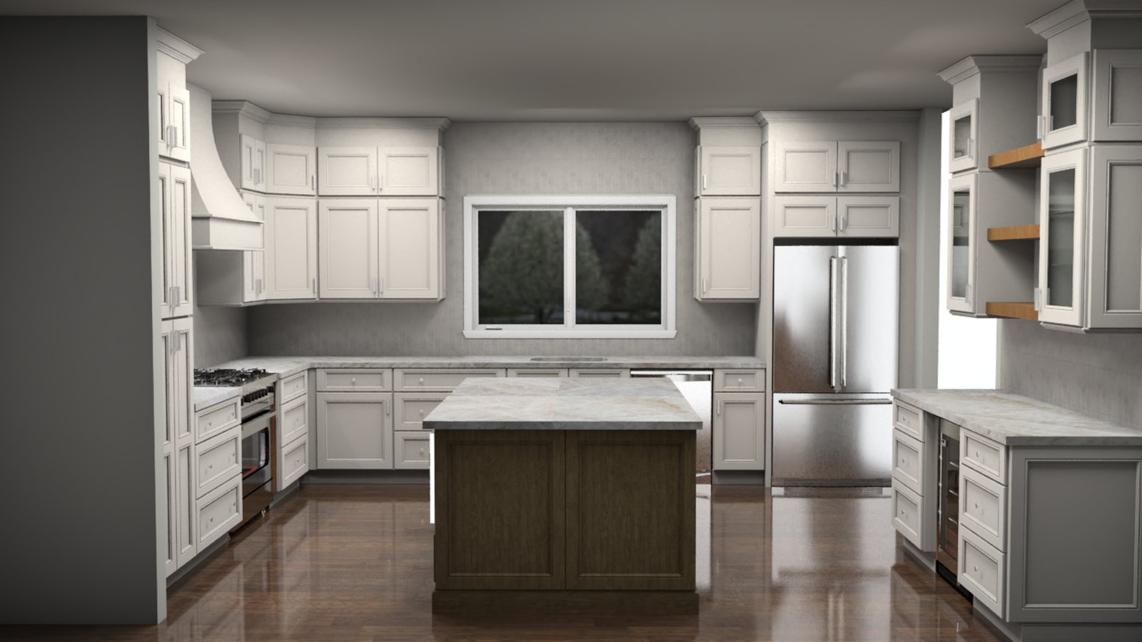 3D render full width